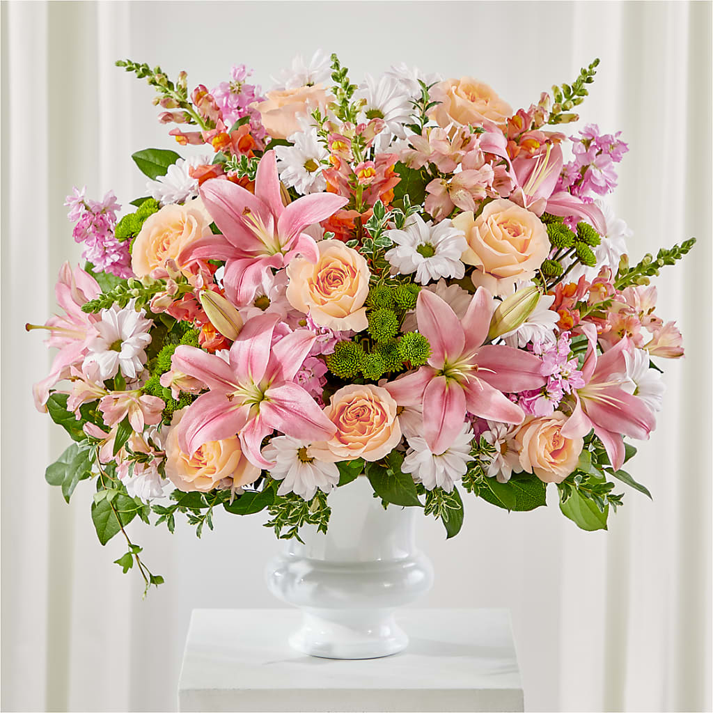 Heartfelt Gesture Urn Arrangement – Central Market Florist #138, Latham NY
