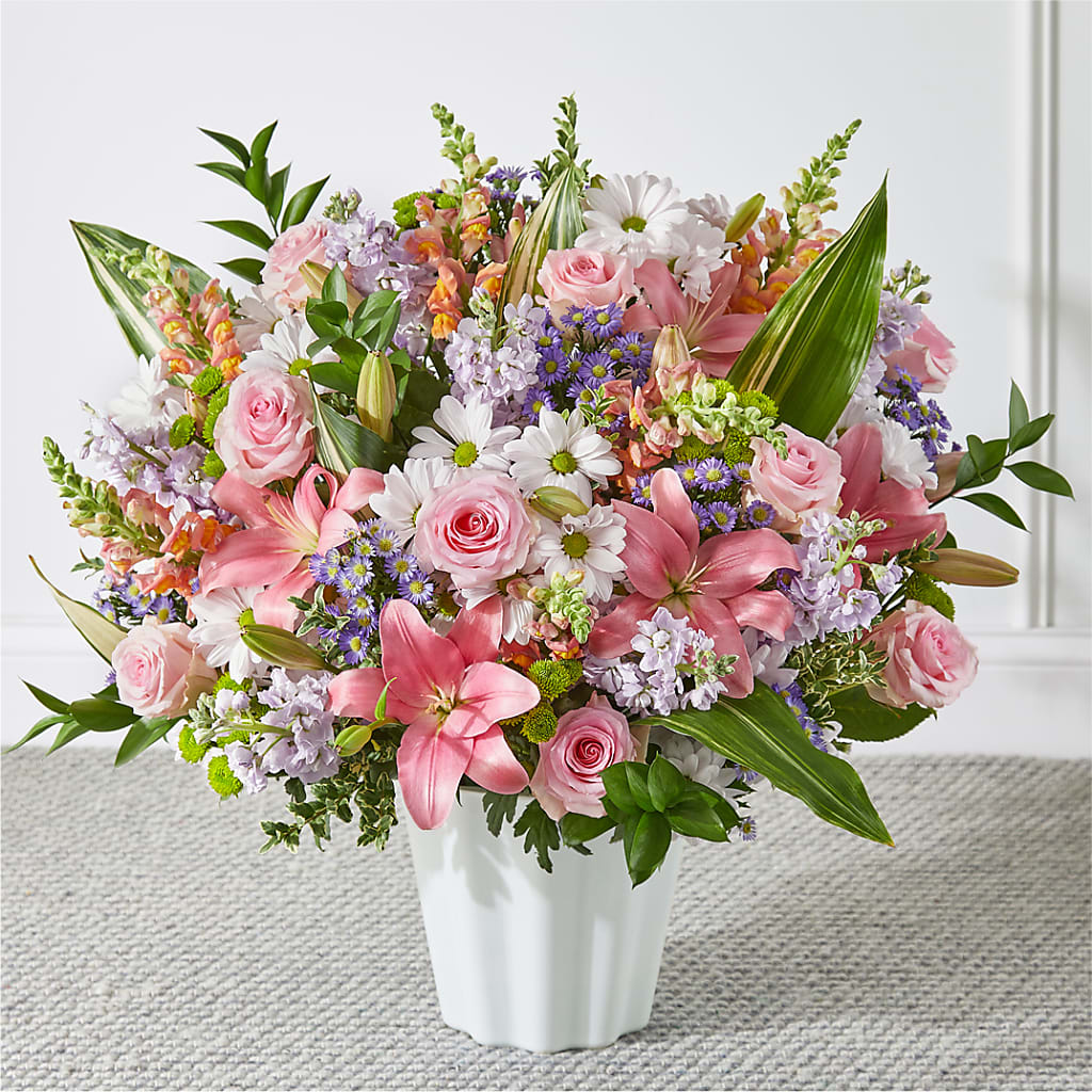Abundant Compassion Floor Basket – Central Market Florist #138, Latham NY