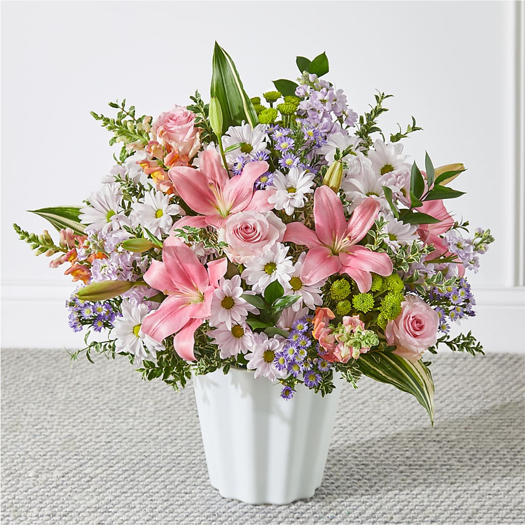 Abundant Compassion Floor Basket – Central Market Florist #138, Latham NY