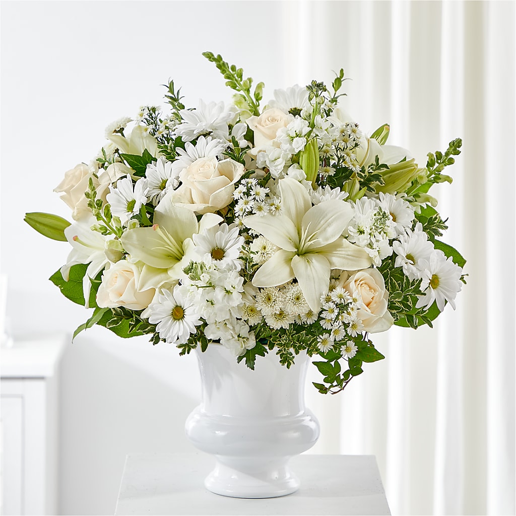 Uplifting Urn Arrangement – Central Market Florist #138, Latham NY