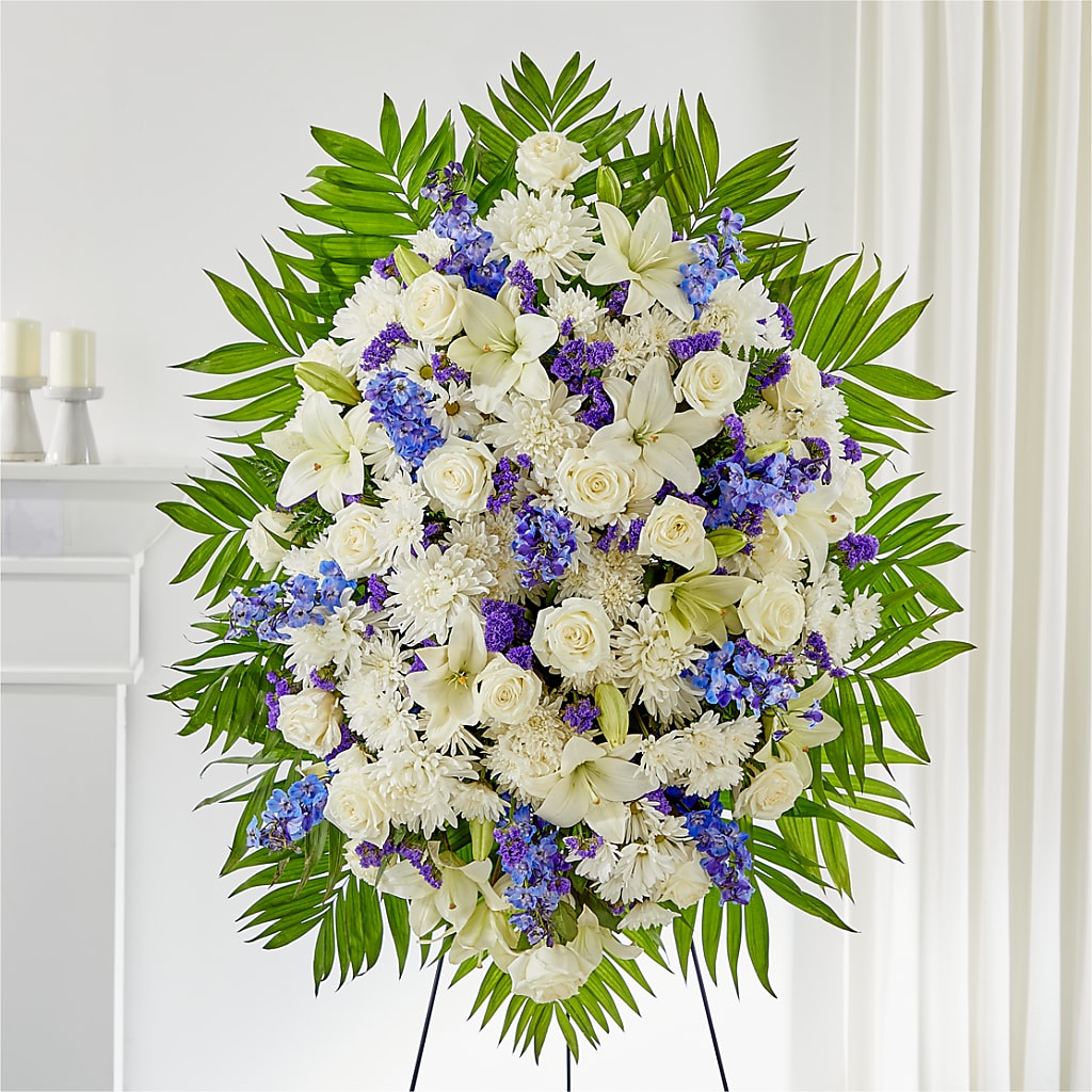 At Rest Standing Spray – Central Market Florist #138, Latham NY