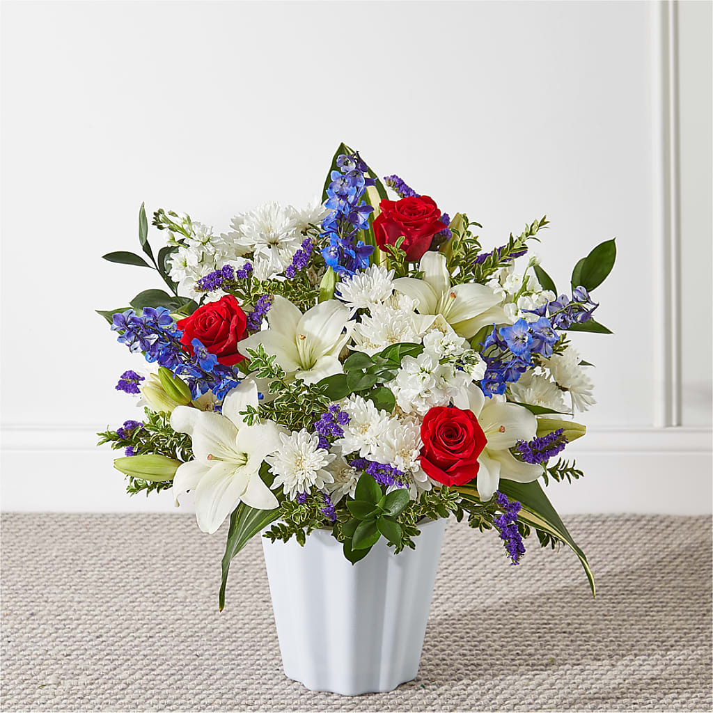 Consoled Floor Basket – Central Market Florist #138, Latham NY