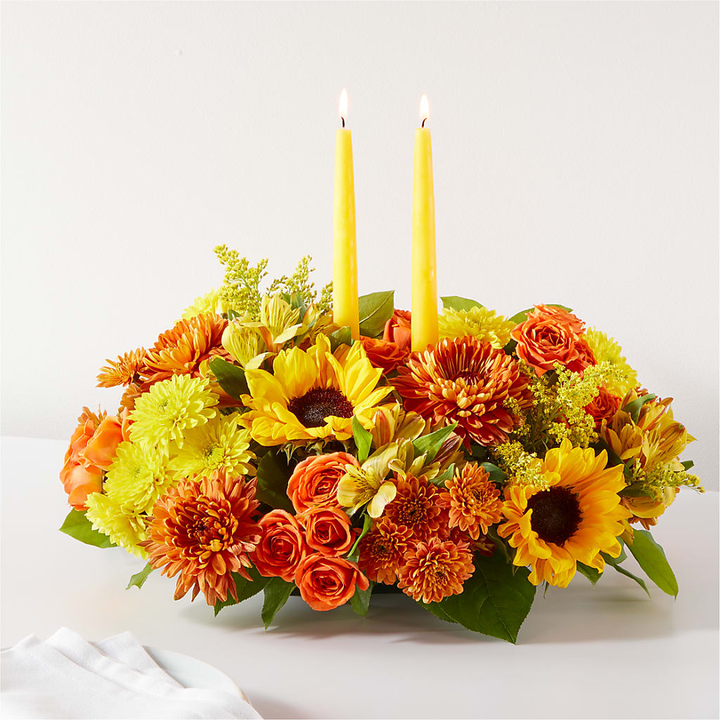 Autumn Harmony Centerpiece – Central Market Florist #138, Latham NY