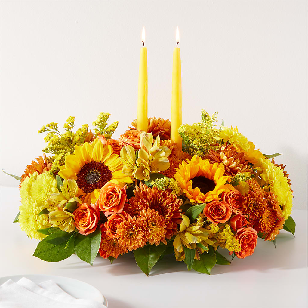 Autumn Harmony Centerpiece – Central Market Florist #138, Latham NY