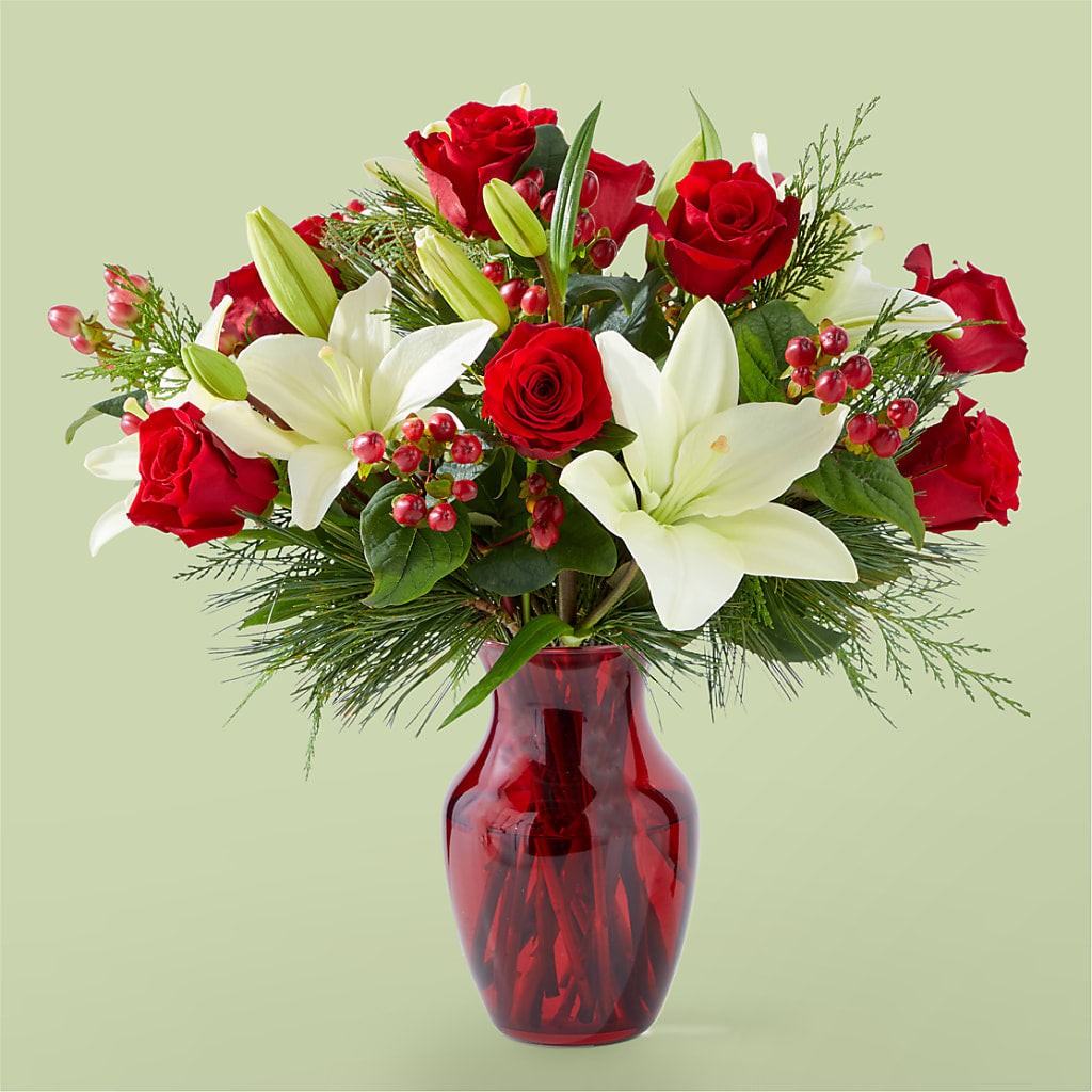 Evergreen Delight Bouquet – Central Market Florist #138, Latham NY