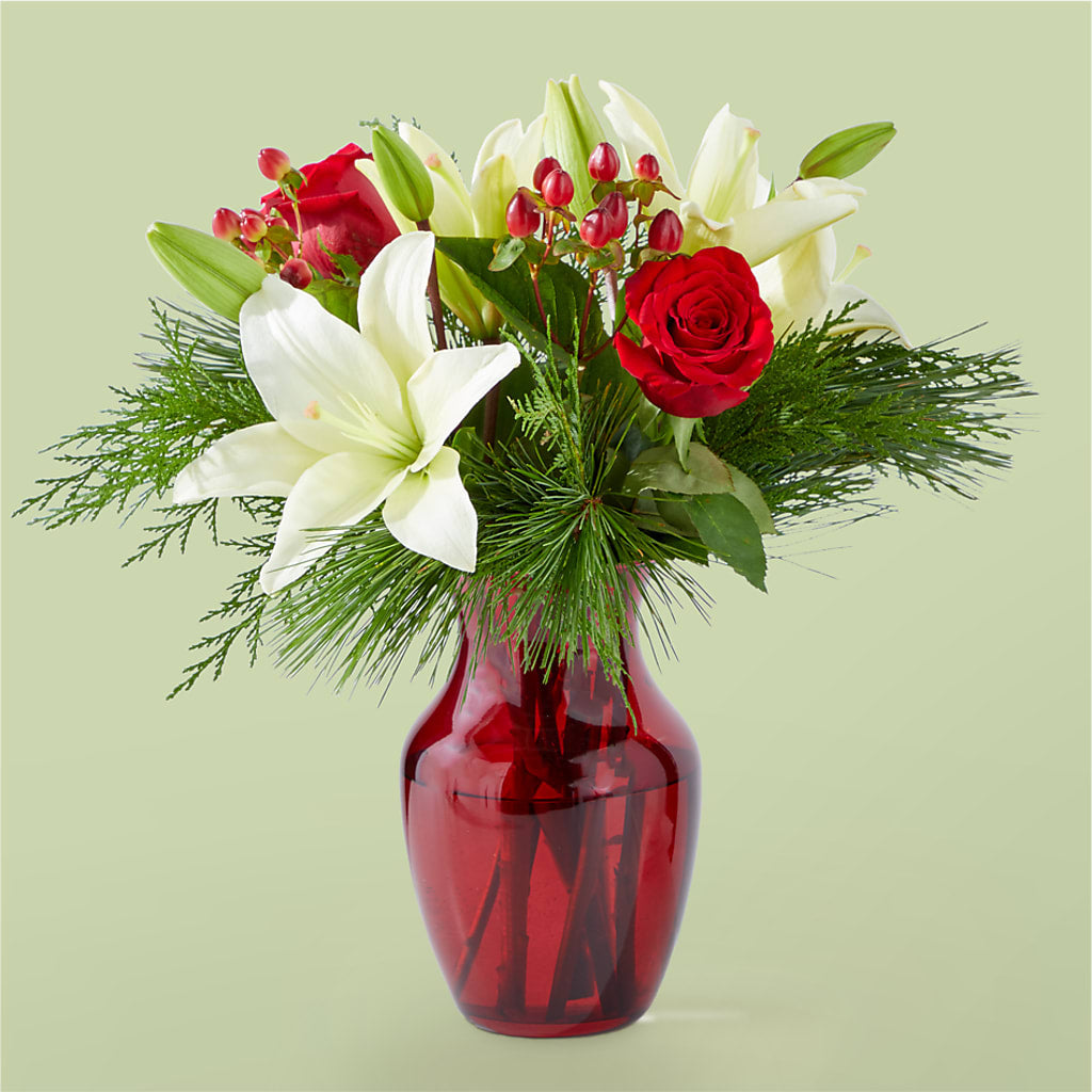 Evergreen Delight Bouquet – Central Market Florist #138, Latham NY