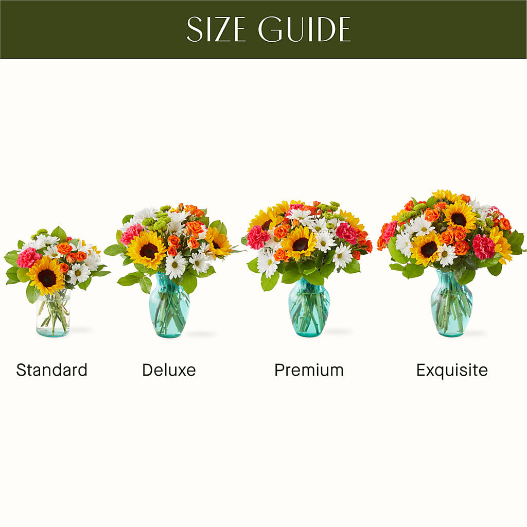 Sun-drenched Blooms Bouquet – Central Market Florist #138, Latham NY