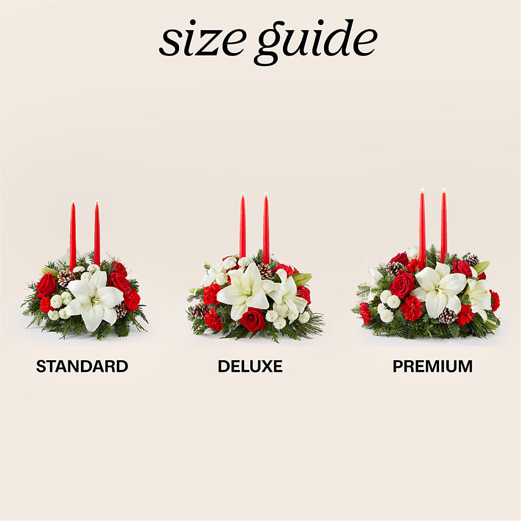Seasonal Festivities Centerpiece – Central Market Florist #138, Latham NY
