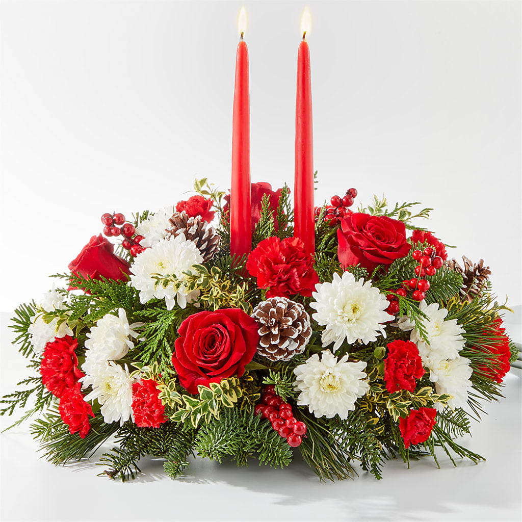 Holiday Soiree Centerpiece – Central Market Florist #138, Latham NY