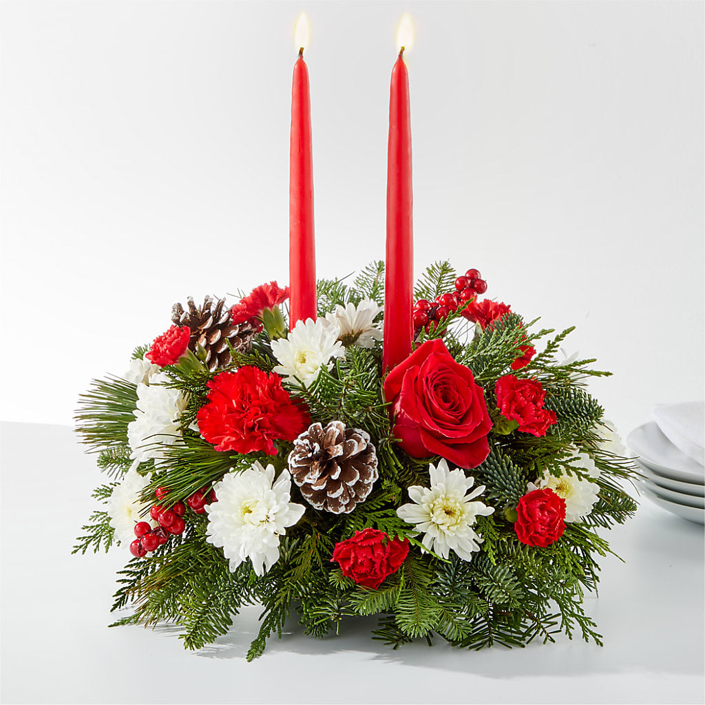 Holiday Soiree Centerpiece – Central Market Florist #138, Latham NY