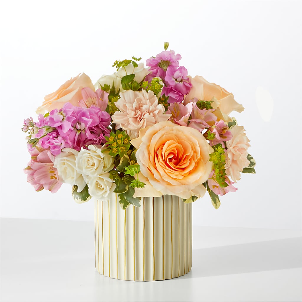 Paradise Bouquet with Ivory Vase – Central Market Florist #138, Latham NY