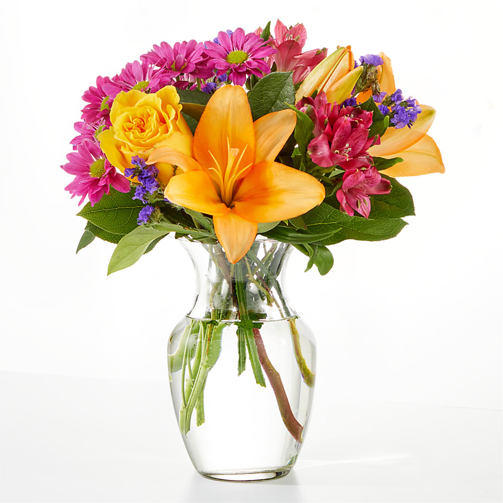 Colorful Visions Bouquet – Central Market Florist #138, Latham NY