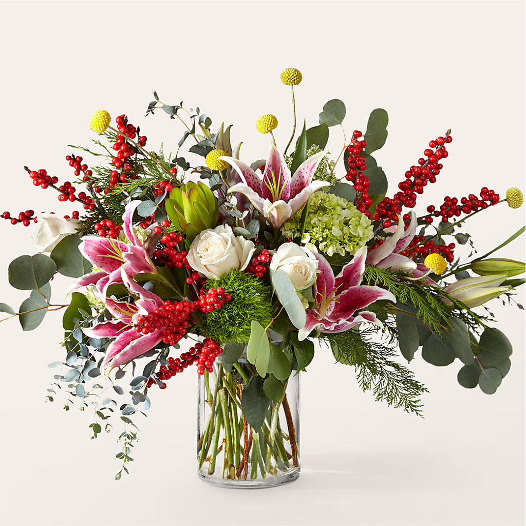 Berry & Bright Bouquet – Central Market Florist #138, Latham NY