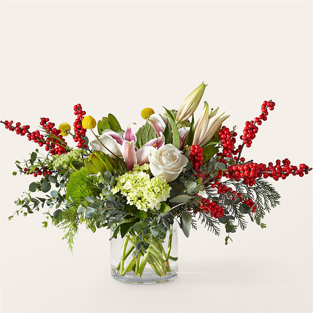 Berry & Bright Bouquet – Central Market Florist #138, Latham NY