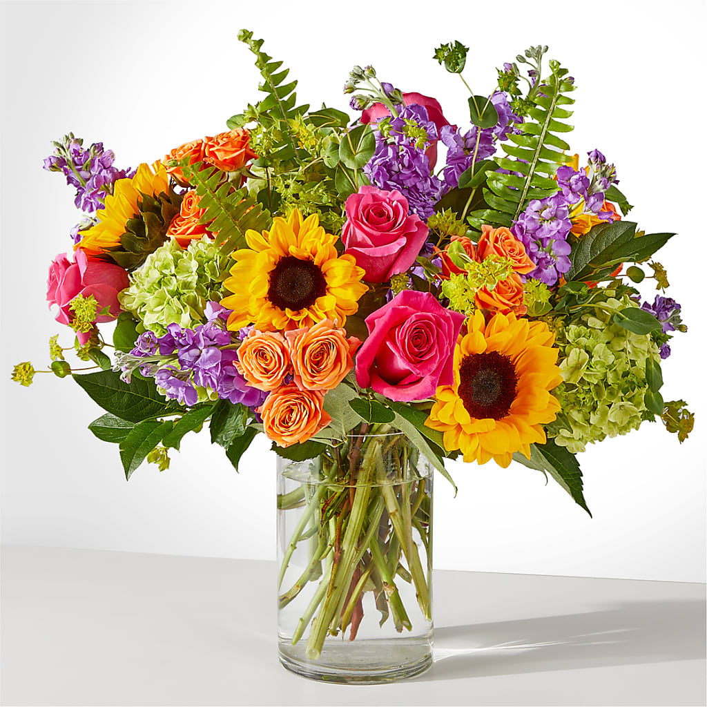 Vibrant Greetings Bouquet – Central Market Florist #138, Latham NY