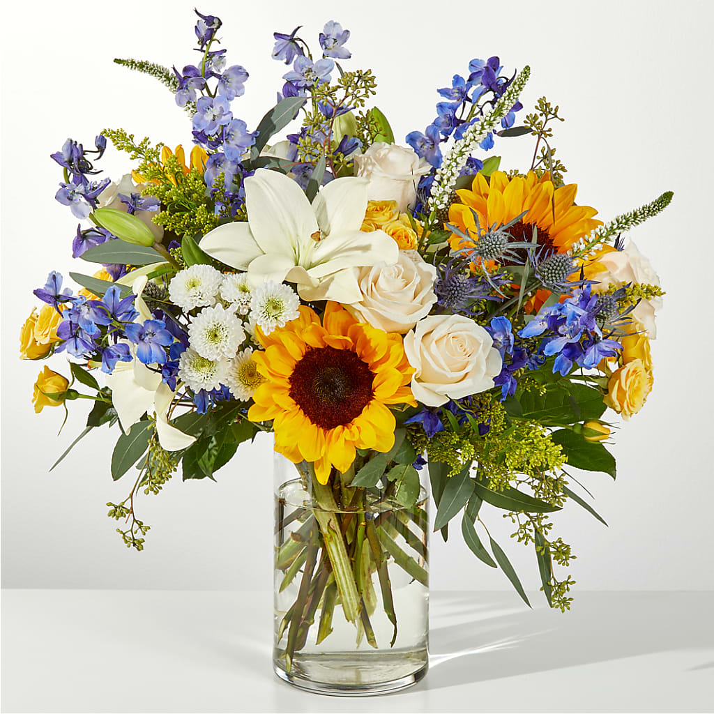 Wonderfully Sunny Bouquet – Central Market Florist #138, Latham NY