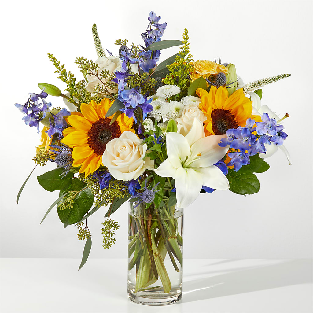 Wonderfully Sunny Bouquet – Central Market Florist #138, Latham NY
