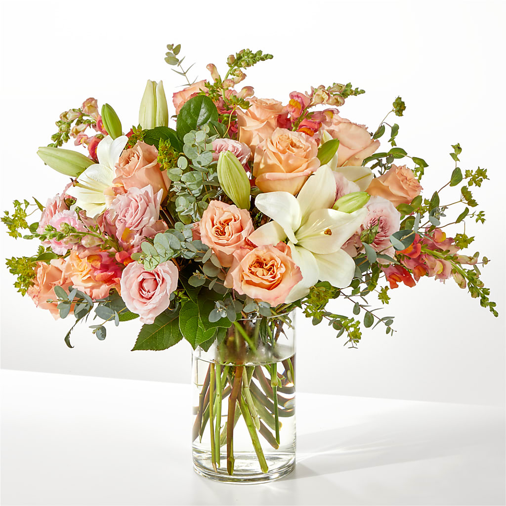 Grapefruit Splash Bouquet – Central Market Florist #138, Latham NY