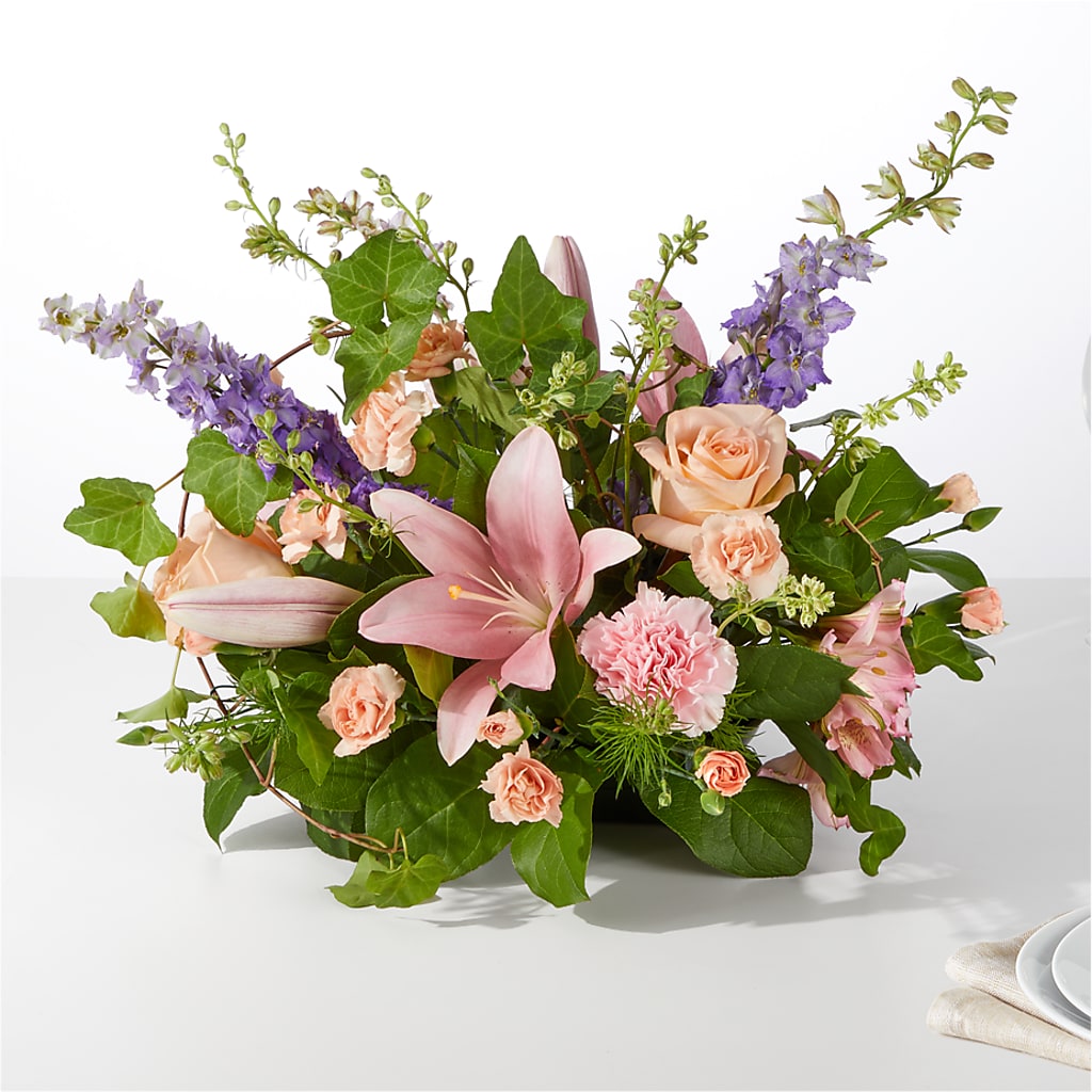 Blossom Time Centerpiece – Central Market Florist #138, Latham NY