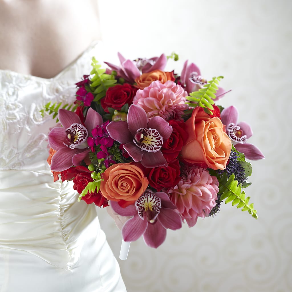 Brilliant Blossoms Bouquet – Central Market Florist #138, Latham NY