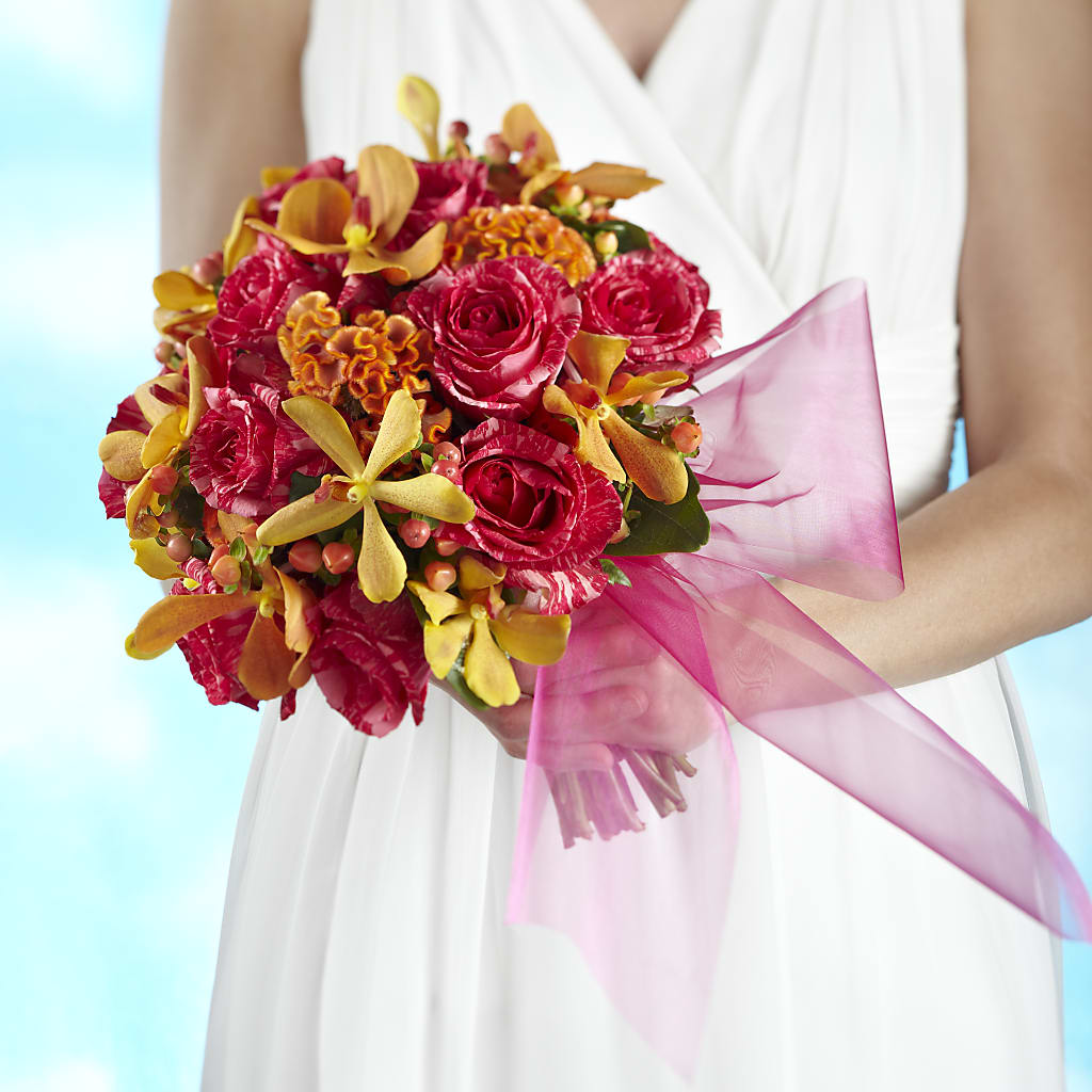 Brilliant Shades of Love Bouquet – Central Market Florist #138, Latham NY