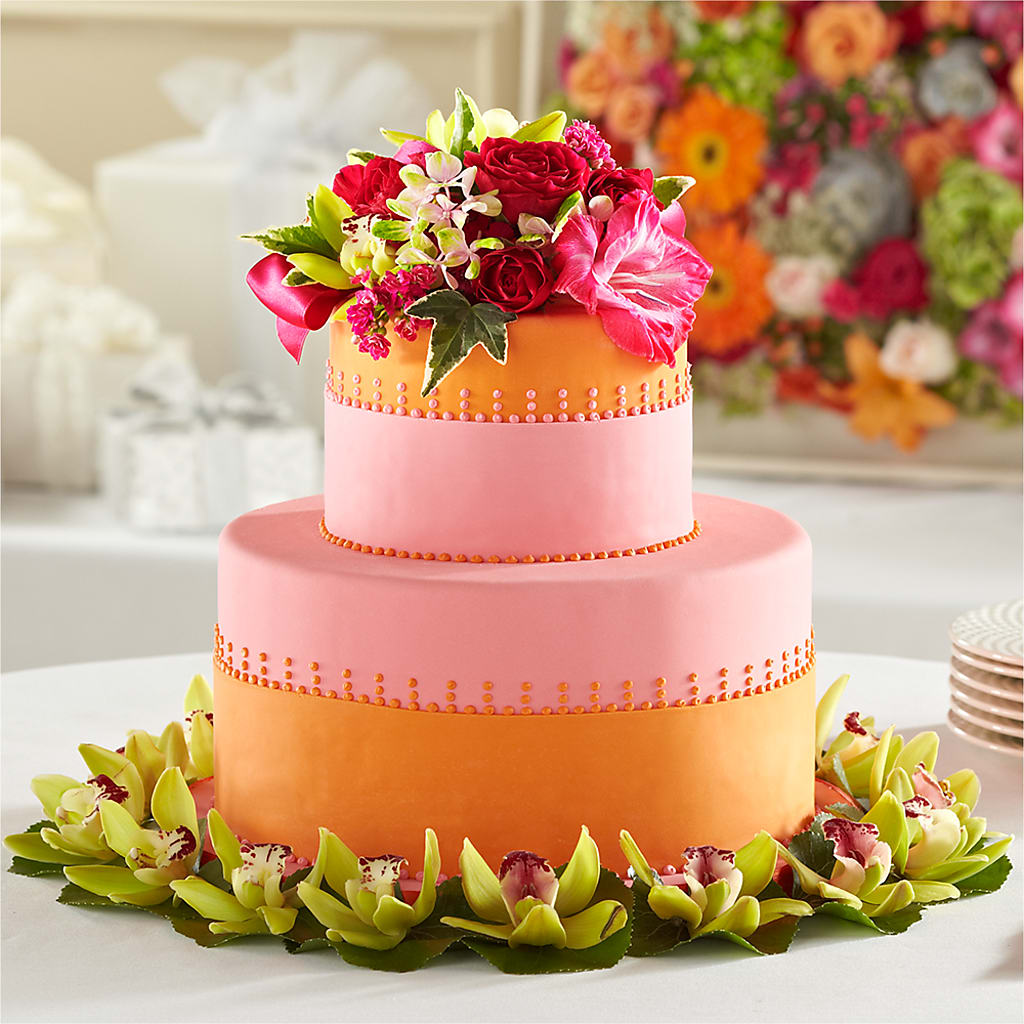 Sweet Citrus Cake Decor – Central Market Florist #138, Latham NY