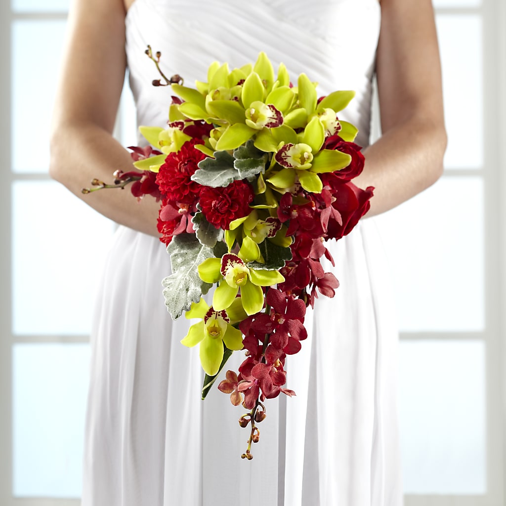 Elegant Orchid Bouquet – Central Market Florist #138, Latham NY