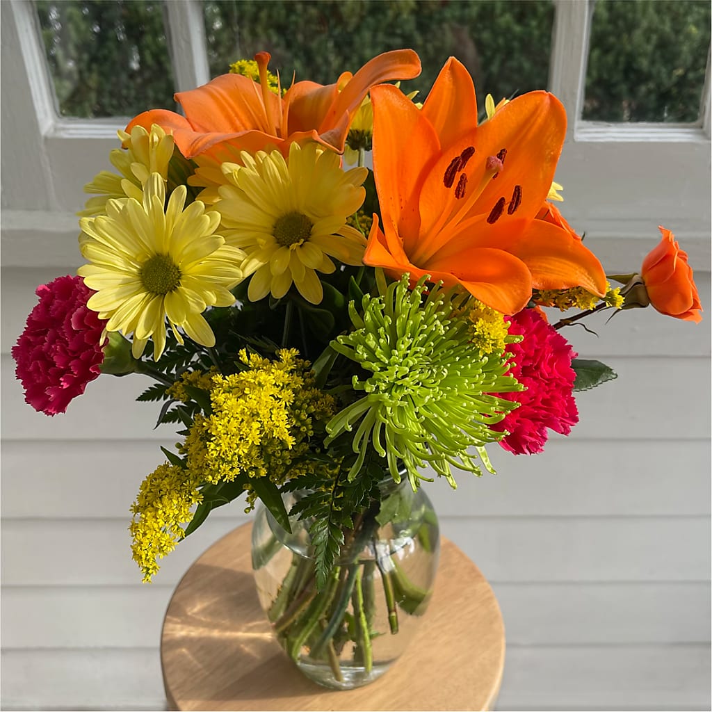 Bold & Bright – A Florist Original –  Central Market Florist #138, Latham NY