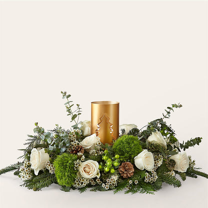 Chestnuts Roasting Centerpiece –  Central Market Florist #138, Latham NY