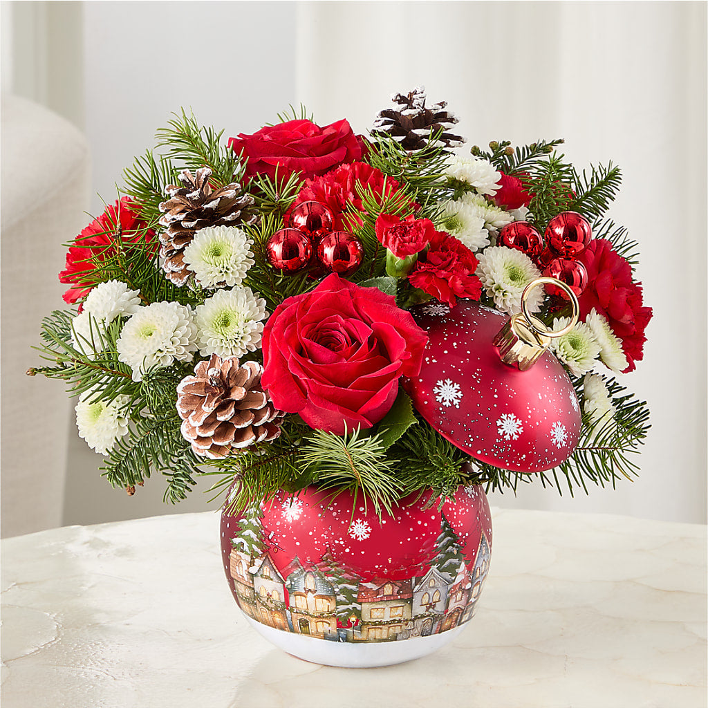 Christmas Carols Ornament –  Central Market Florist #138, Latham NY
