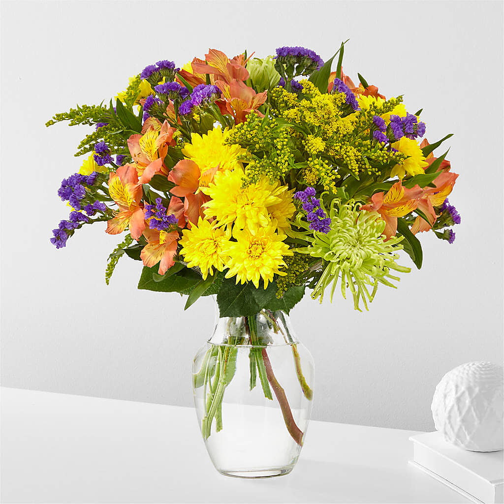 Marmalade Skies Bouquet –  Central Market Florist #138, Latham NY