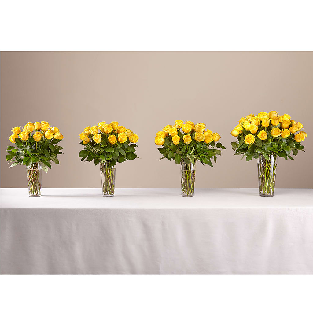 Long Stem Yellow Rose Bouquet –  Central Market Florist #138, Latham NY