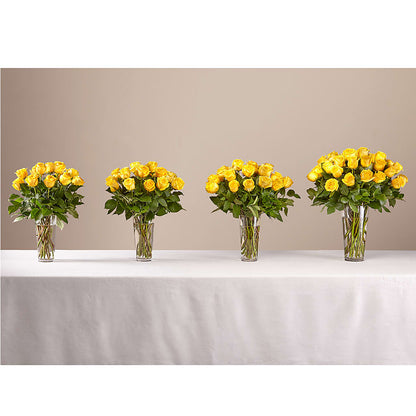 Long Stem Yellow Rose Bouquet –  Central Market Florist #138, Latham NY