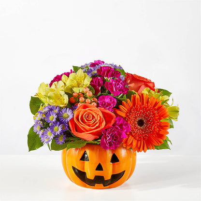 Tricks & Treats Pumpkin –  Central Market Florist #138, Latham NY