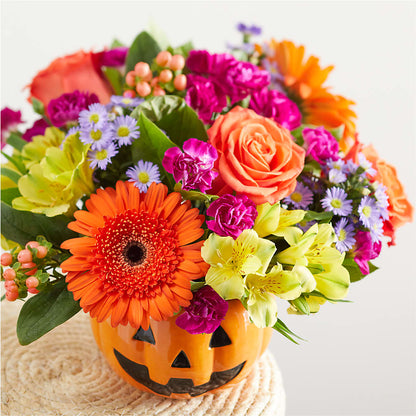 Tricks & Treats Pumpkin –  Central Market Florist #138, Latham NY