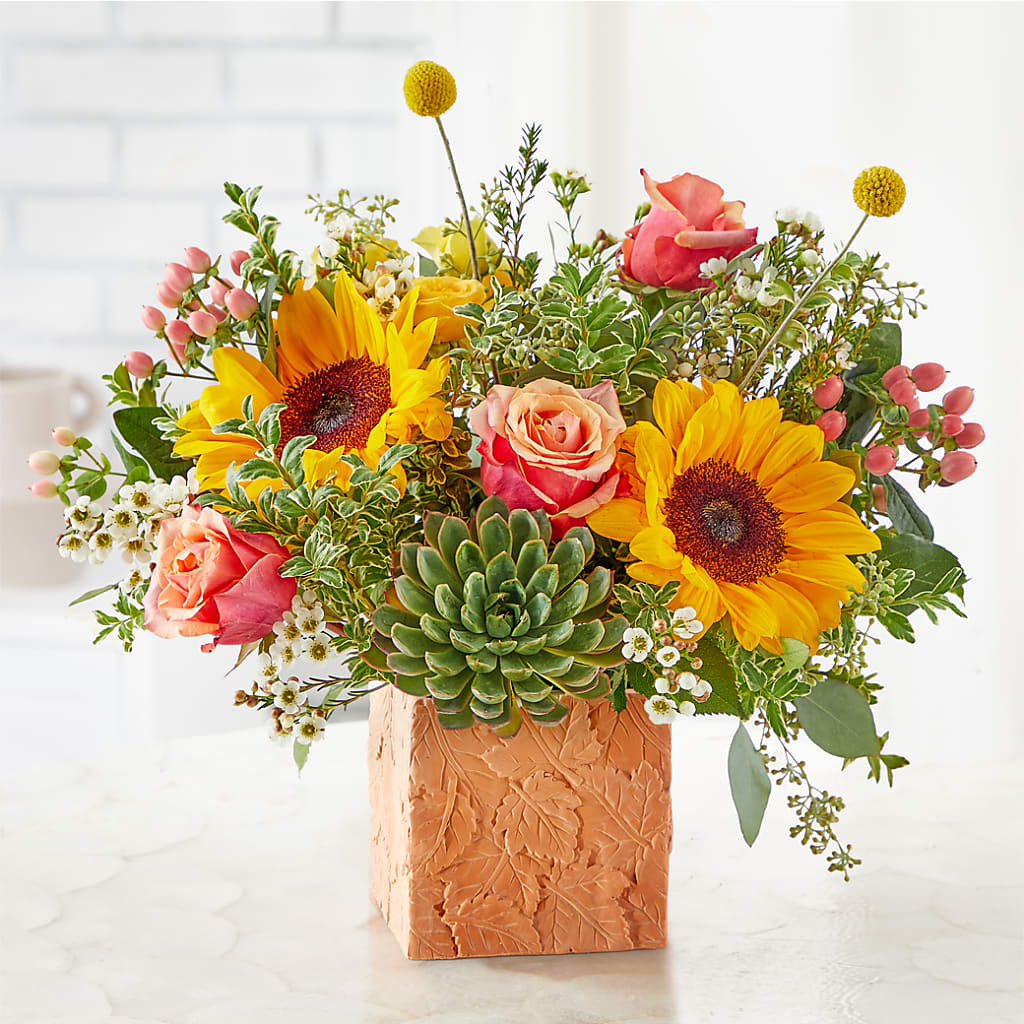 Sunflower Season Bouquet –  Central Market Florist #138, Latham NY