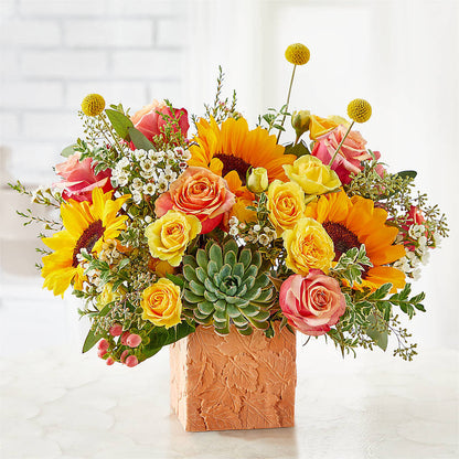 Sunflower Season Bouquet –  Central Market Florist #138, Latham NY