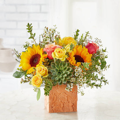 Sunflower Season Bouquet –  Central Market Florist #138, Latham NY