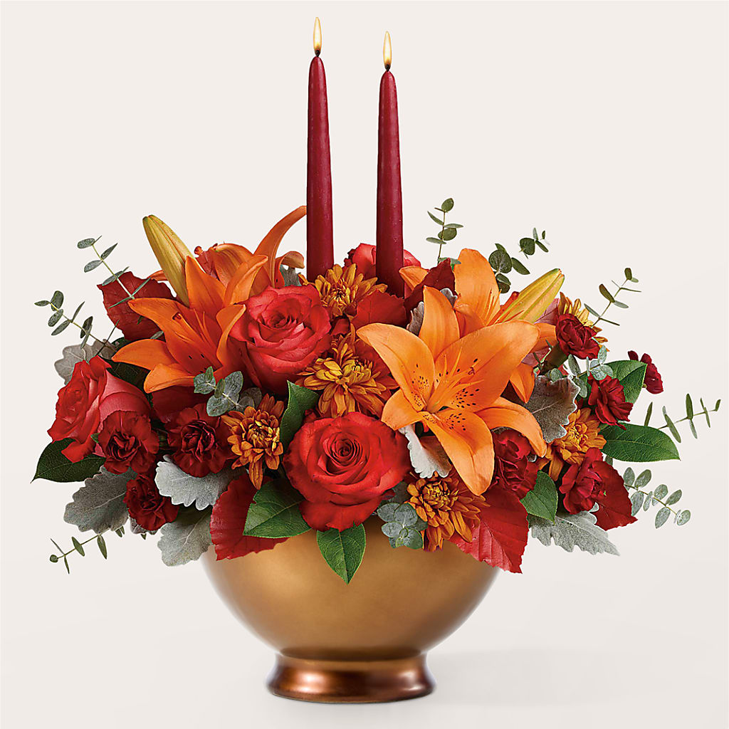 Fruits of Fall Centerpiece –  Central Market Florist #138, Latham NY