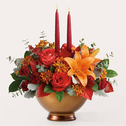 Fruits of Fall Centerpiece –  Central Market Florist #138, Latham NY