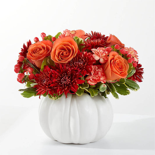 Autumn Air Pumpkin Bouquet –  Central Market Florist #138, Latham NY
