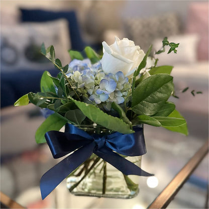 Sky Blue Delight Bouquet –  Central Market Florist #138, Latham NY