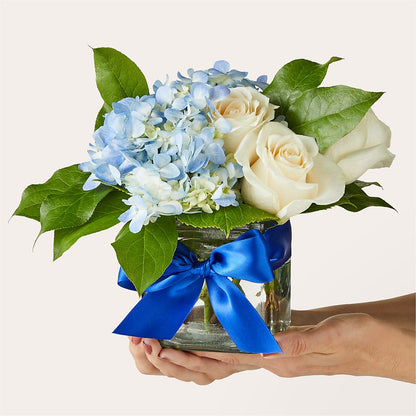Sky Blue Delight Bouquet –  Central Market Florist #138, Latham NY