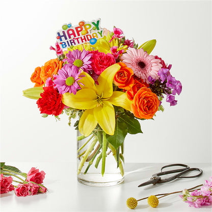 Cue the Confetti - A Florist Original –  Central Market Florist #138, Latham NY
