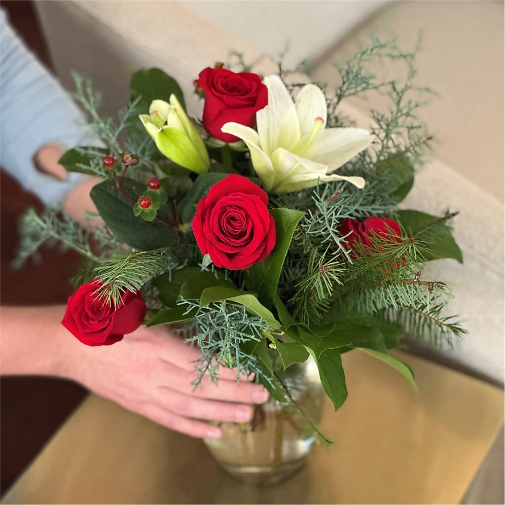 Glittering Lights Bouquet –  Central Market Florist #138, Latham NY