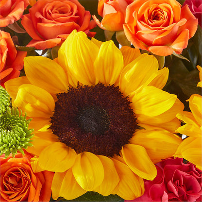 Sun-drenched Blooms Box Bouquet –  Central Market Florist #138, Latham NY