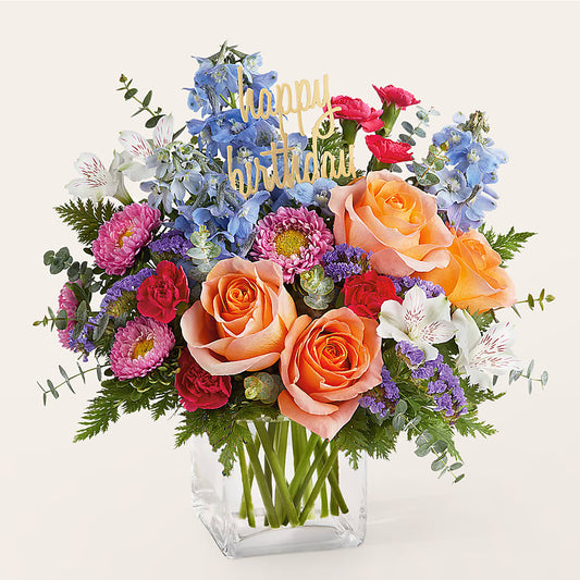 Birthday Bash Bouquet –  Central Market Florist #138, Latham NY