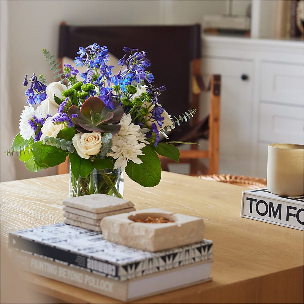 Cerulean Waves Bouquet –  Central Market Florist #138, Latham NY