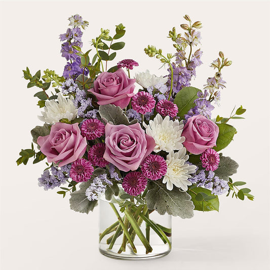 Violet Frost Bouquet –  Central Market Florist #138, Latham NY