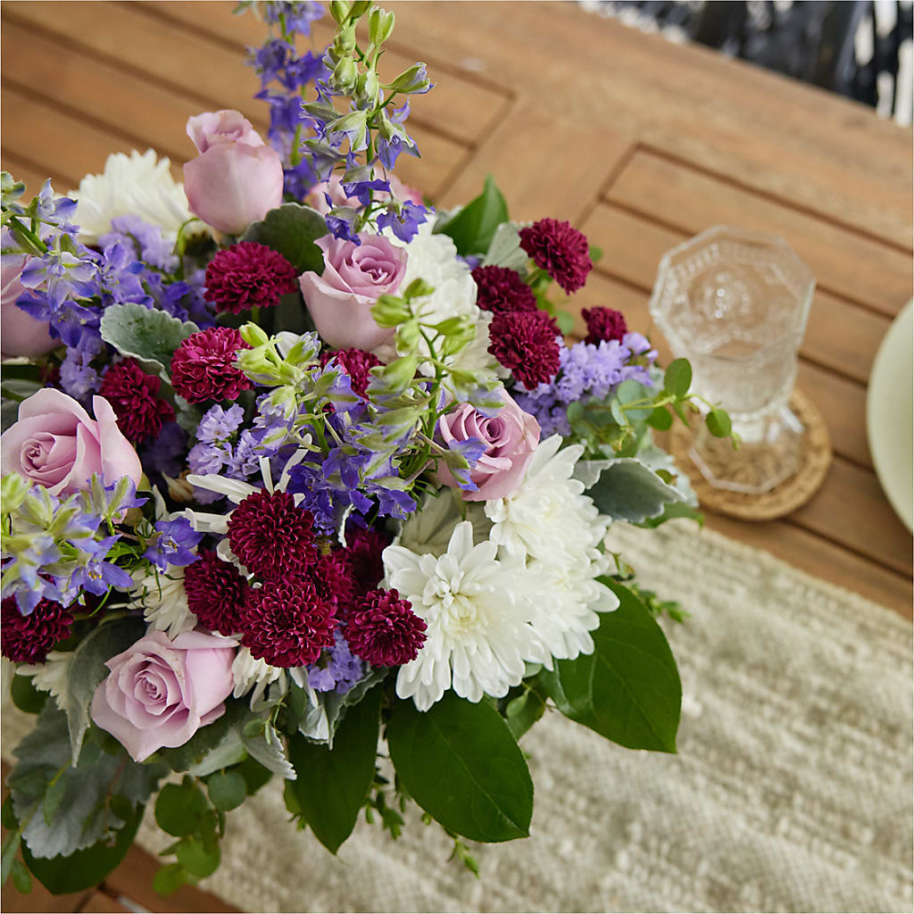 Violet Frost Bouquet –  Central Market Florist #138, Latham NY